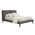 thumbnail image 2 of Alpine Furniture Gabriela Queen Upholstered Platform Bed in Gray, 2 of 4