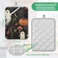thumbnail image 6 of Yayeee Pot Holders Kitchen Heat Resistant with Pockets 7"x9.8" Cotton Oven Cooking Hot Pads, Autumn Ghost Pattern, 6 of 7