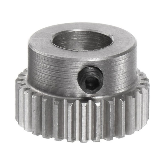 Unique Bargains Pinion Gear 7mm Aperture 30T 0.5 Module Stainless Steel Motor Gear