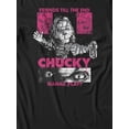 thumbnail image 3 of Chucky Child's Play Friends Till The End Short Sleeve T-Shirt for Men (Black, S-XXL), 3 of 4