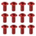 thumbnail image 1 of Almencla 12 Pieces Bike Brake Disc Bolts Riding Replacement Outdoor Brake Disc Screws Red, 1 of 8