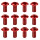 thumbnail image 1 of 12 piezas Bicicletas Pernos de freno de carbono Bicicleta de disco Bicicleta Rotor de freno Tornillos Rojo, 1 of 8