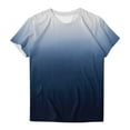 thumbnail image 5 of SMihono Hauts pour Femmes Été Décontracté Mode Confortable Col Rond Manches Courtes Imprimé Blouse T-shirt Oversize pour Femmes 2023, 5 of 5