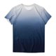 thumbnail image 5 of ICHUANYI Clearance Women's Fashion Comfortable Casual Round Neck Short Sleeve Print Top Blouse(Navy, M) ICHUANYI WER2023081014334, 5 of 5