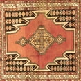 thumbnail image 1 of Ahgly Company Indoor Square Persian Brown Traditional Area Rugs, 3' Square, 1 of 4