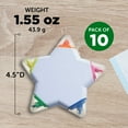thumbnail image 5 of 10 Star Shaped 5 Color Highlighters Pack - Stylish, Durable, Vibrant, Fair Value - White, 5 of 5
