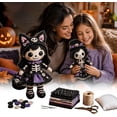 thumbnail image 2 of Patchwork Skeleton Witch Girl DIY Kit, Halloween Sewing Craft Kit for Adults and Teens, Beginner-Friendly Gothic Cute Handmade Doll Making Set, Seasonal Decor Gift (#04), 2 of 8