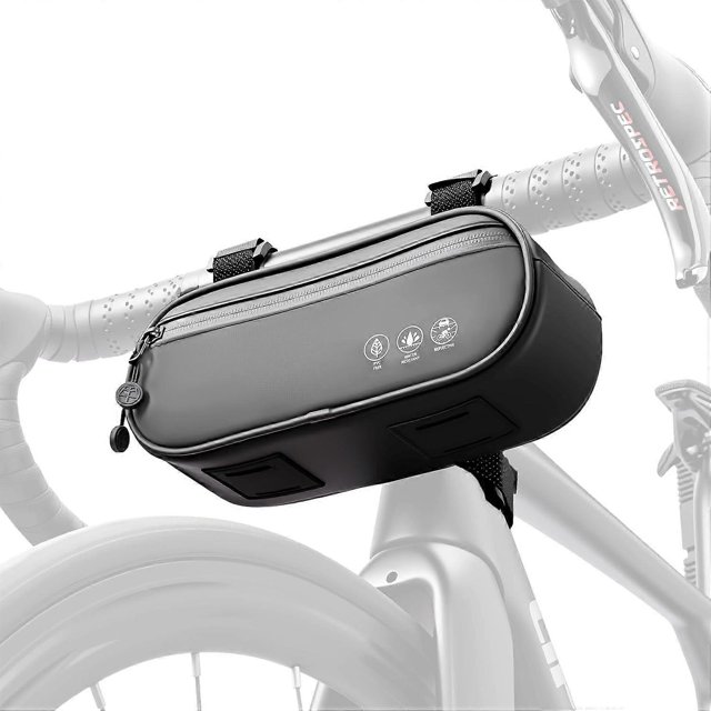 Bike Handlebar Bag Waterproof, Front Bike Frame Bag Bicycle Accessories for Gravel Mountain Road Cycling