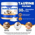thumbnail image 4 of Oimmal Taurine Powder for Dogs, 7.05 oz (200 g), Essential Amino Acid Supplement, Supports Normal Heart & Vision Function, Maintains Daily Vitality, 99.9% Pure Taurine Powder, 4 of 10