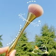 thumbnail image 4 of serony Makeup Brush Foundation Powder Blending Face Contouring Brushes Artificial Fiber Plating Reusable Make Up Tool Replacement Colorful, 4 of 7