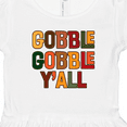 thumbnail image 4 of Inktastic Thanksgiving Gobble Gobble Y'all Girls Toddler Dress, 4 of 5