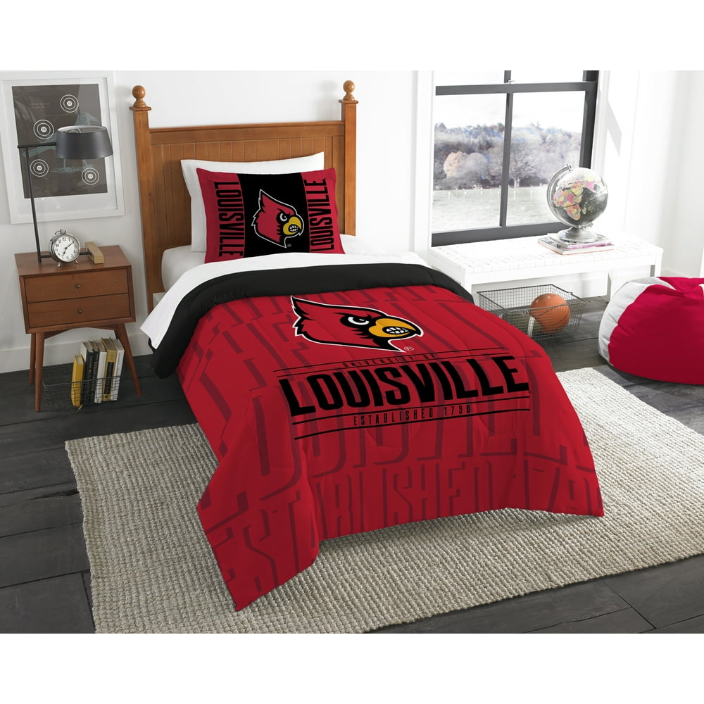 Louisville OFFICIAL Collegiate, Bedding, Modern Take Twin Printed