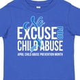 thumbnail image 4 of Inktastic No Excuse for Child Abuse April Child Abuse Prevention Month Boys or Girls Toddler T-Shirt, 4 of 5