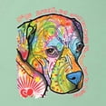 thumbnail image 2 of Wild Bobby, Neon Lab Dog Lover Shirt | Labrador Dogs Speak To Those Who Listen | Dean Russo Art Animal Lover Ladies Racerback Tank Top, Mint, X-Large, 2 of 6