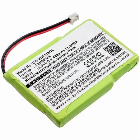 Replacement Battery for BT ON AIR 1000 Exexcutive ON AIR 1100 Exexcutive ON AIR 1250 Classic ON AIR 1300 Exexcutive 400mAh