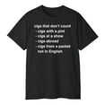 thumbnail image 3 of Cigs That Don’t Count T-Shirt – Funny Dark Humor Graphic Tee, 3 of 5
