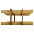 thumbnail image 4 of Oceanstar Eco-Friendly 12-Bottle Modern Bamboo Wine Rack in Brown, 4 of 9