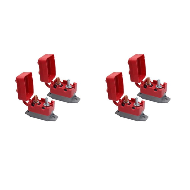 Kenally Disyuntor profesional 12V Portafusibles de reinicio automático 25AMP Recuperación Coche Protector de sobrecorriente Protectores de Como se muestra AR-50A 2piezas