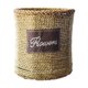thumbnail image 1 of Cesta de paja tejida para maceta, maceta novedosa, portátil, decorativa y ligera. Cilíndrico, 1 of 9