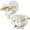 White & Gold, variant on Maximm 2 Prong to 3 Prong Adapter, 2 Pack Turn Any 2 Prong Outlet into A 3 Prong Outlet with Outlet Adapter Converter, Color, ETL Listed