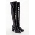 thumbnail image 2 of Women's Chunky Heel Over The Knee Boots with Side Zipper, 2 of 6
