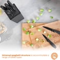 thumbnail image 4 of Juego de cuchillos MasterChef con bloque + 6 cuchillos de cocina negros, 4 of 7