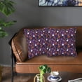 thumbnail image 5 of Halloween Throw Pillow Covers, Halloween Sweet Candy Halloween Decorations Square Pillow Cases with Invisible Zipper for Bed Couch Sofa, Farmhouse Halloween Decor-2 Pack 18x18, 5 of 6