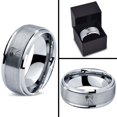 thumbnail image 4 of Miniatures Gamer Tungsten Ring Gray Gifts for Grandma Big Sister Gift Mrs Mom Men Gay Set, 4 of 7
