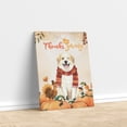 thumbnail image 3 of Happy Thanksgiving Great Pyrenees with Turkey Pumpkins Autumn Vibes Vertical Matte Canvas Poster Pyr Dog Lover Wall Art Home Decor - 12018, 3 of 5