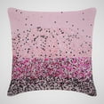thumbnail image 1 of Cushion Cover Sofa, Pink Pillow Covers, Modern Solid Cushion Covers, 12x12 inch (30x30 cm) Pillows Cover, Art Silk Square Throw Pillow Covers, Sequins Ombre Throw - Pink Starburst, 1 of 3