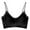 Black, variant on Medium Sports Bra Seamless Underwear For Women With Cool Ice Silk For Small Special Push Up Breathable And Thin Retracting Bra
