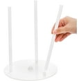 thumbnail image 4 of ZEAYEA 24 Pieces Cake Dowel Rods with 8 Pieces Cake Separator Plates for 4, 6, 8, 10 Inch 4 Tiered Cakes, Plastic Cake Sticks Support Rods and Cake Boards for Cake Construction and Stacking, 4 of 6