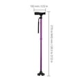 thumbnail image 2 of KFFKFF Walking Cane for Men and Women, Collapsible Mobility Rod with Eight-Stage Height Modification, Quadruple-Hinged Foundation, Compact & Transportable Assistance Device, 250LBS Capacity, 2 of 9