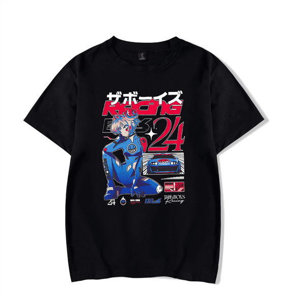 The Boys Merch New Logo T-Shirt Nitrous Racing Tees Japanese Short Sleeve T Shirts Fashion Harajuku Tops For Women Mens Clothes