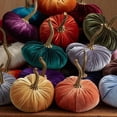 thumbnail image 4 of Pumpkins With Exquisite Craftsmanship Christmas Decoration Mini Velvet Simulation 1 Pc For Fall Halloween Thanksgiving, 4 of 5
