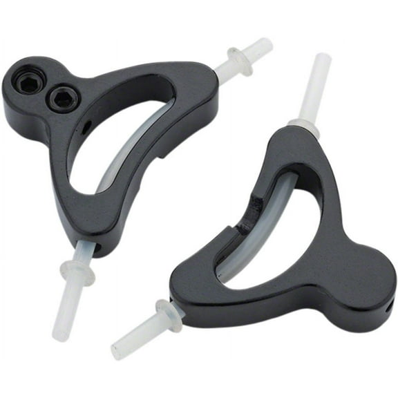 Jagwire Alloy Straddle Cable Carrier Black Pair for Cantilever Canti Brakes