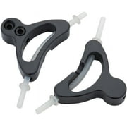 Jagwire Alloy Straddle Cable Carrier Black Pair for Cantilever Canti Brakes