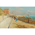 thumbnail image 3 of Giuseppe Giardiello 14x11 Black Modern Framed Museum Art Print Titled - Scene Near Naples II, 3 of 5
