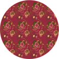 thumbnail image 1 of Ahgly Company Tapis d'Intérieur Lavables à la Machine, Ronds de Pamplemousse de Transition, Ronds de 4 Pi, 1 of 7