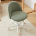 thumbnail image 1 of Silla de escritorio VINGLI Cute Candy Teddy de forro polar con ruedas y soporte lumbar, 1 of 9