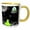 Yellow/White, variant on 3drose, Alien Invasion, 15oz Mug