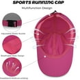 thumbnail image 3 of Croogo Quick Drying Sun Hat UPF 50+ Baseball Cap Summer UV Protection Outdoor Cap Men Women Sport Cap Hat, 3 of 8