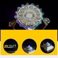 thumbnail image 2 of Guardoinrt Solar Showcase LED Light Shape Box Ring Box Exquisite Automatic Rotating Jewelry Turntable Presentation Tool Watches type+4, 2 of 6