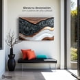 thumbnail image 3 of Cuadro Decorativo Canvas Abstracto Textura Metálica 90x60 Canvas Revolution, 3 of 3