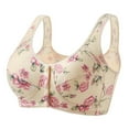 thumbnail image 2 of YHAJDS Bra for Women Wireless Lace Breathable Sag Lightweight Daily Bra Solid Color Summer, 2 of 5