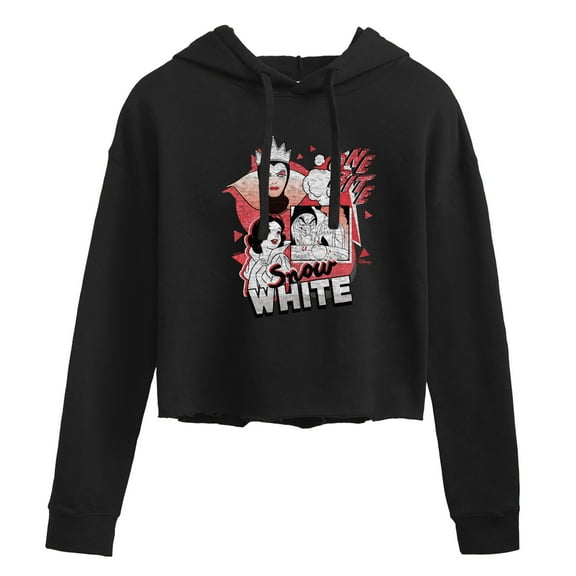 Disney Princess - Snow White Pop  - Juniors Cropped Pullover Hoodie