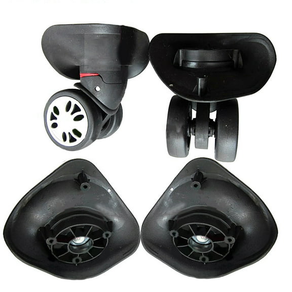 COOLHOOD 1 pair A08 Suitcase Luggage Replacement Casters Repair Accessories Mute Roller Wheels for Travel Bag