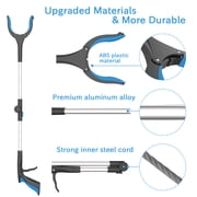 32 Reacher Grabber Tool, ORFELD Handy Trash Claw Grabber Reaching Assist Pick up Tool Blue