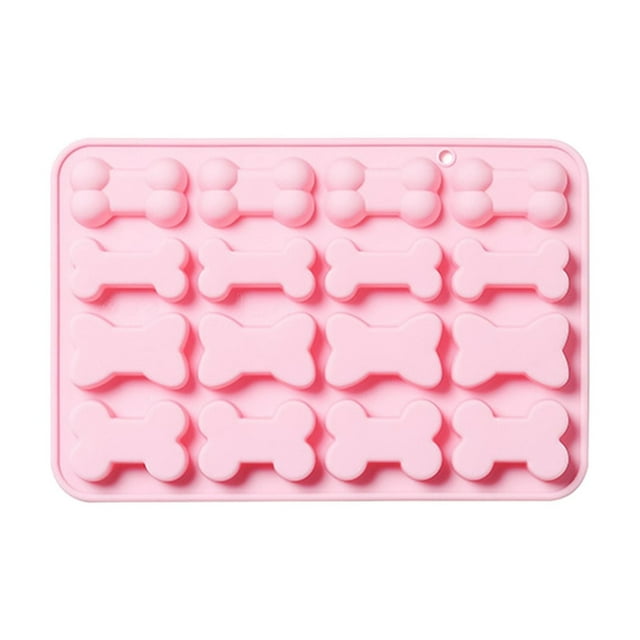 Cake Mould for Pet and Baking Bone Shape Silicone for Chocolate Ice Lattice and Cookies in Kitchen Use