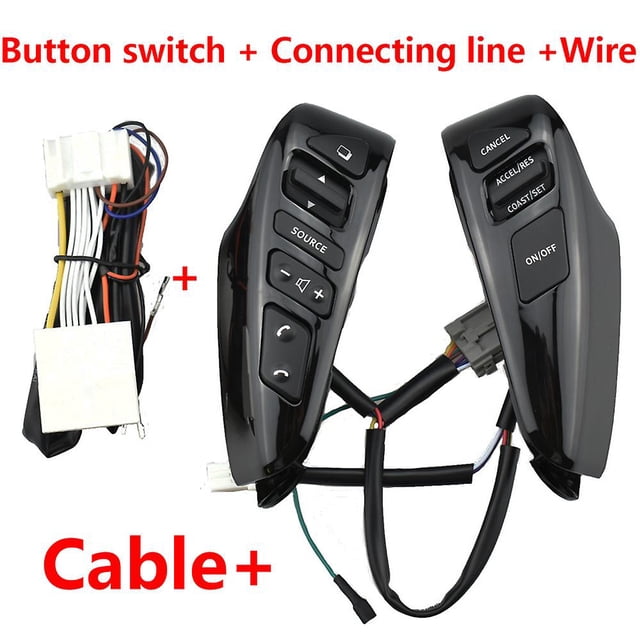 For Nissan/tiida/sentra/livina/sunny/almera/ Versa 25550-3da6a Steering Wheel Cruise Control Switch Bluetooth Button Switch